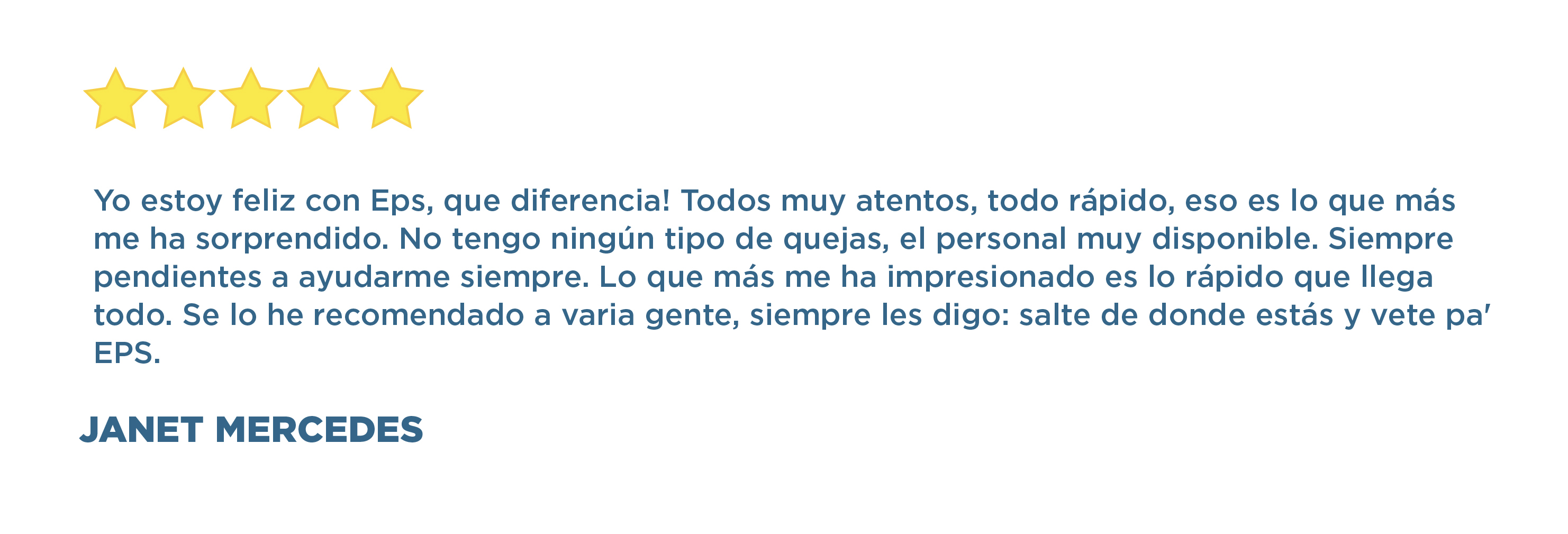 Testimonios