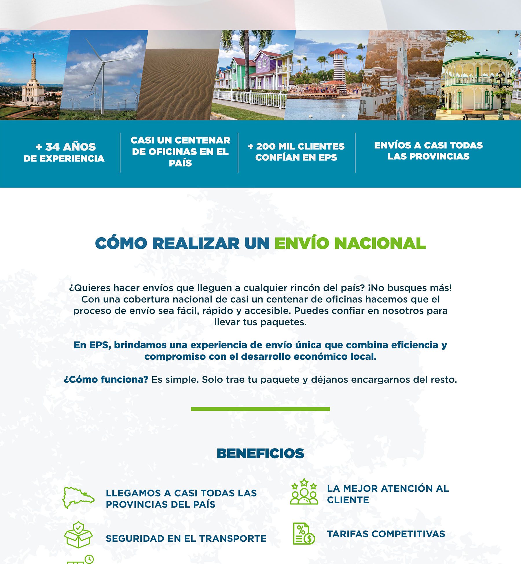 Envíos nacionales