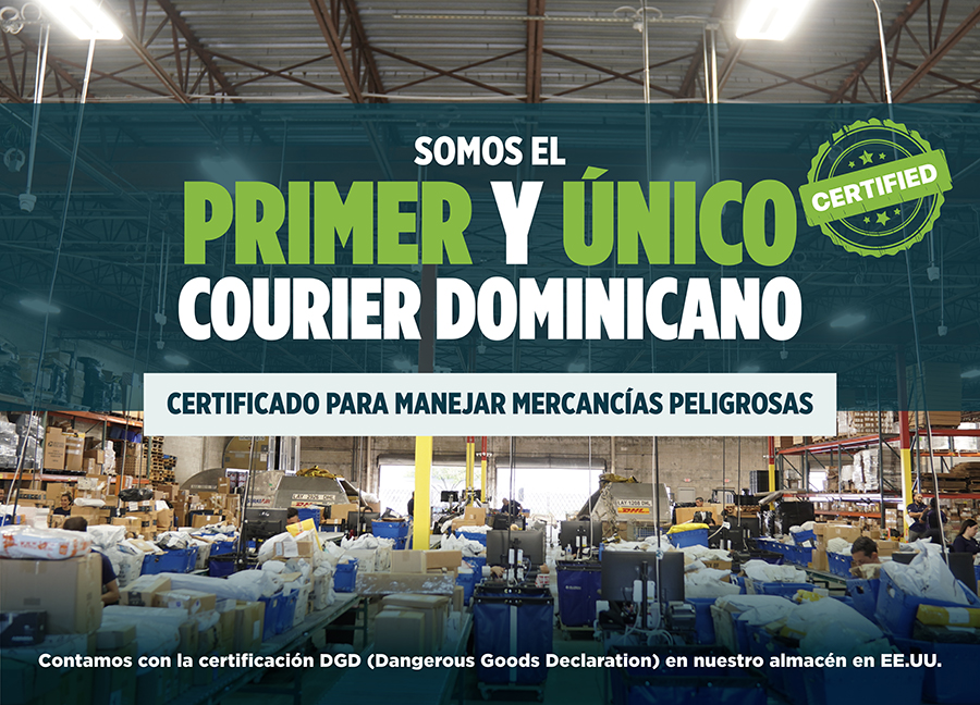 Primer y unico courier dominicano
