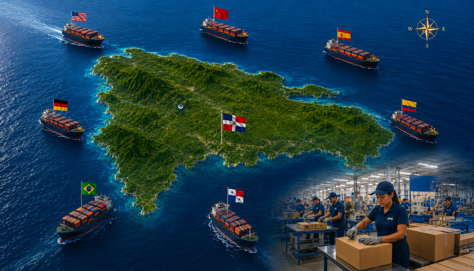 Zonas francas y nearshoring: una oportunidad logística para República Dominicana